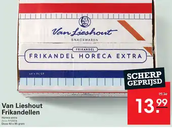 Sligro Van Lieshout Frikandellen aanbieding