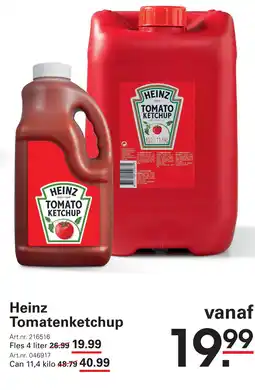 Sligro Heinz Tomatenketchup aanbieding