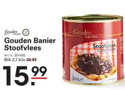 Sligro Gouden Banier Stoofvlees aanbieding