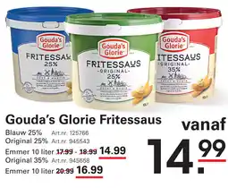 Sligro Gouda's Glorie Fritessaus aanbieding