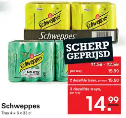 Sligro Schweppes aanbieding