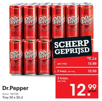 Sligro Dr. Pepper aanbieding