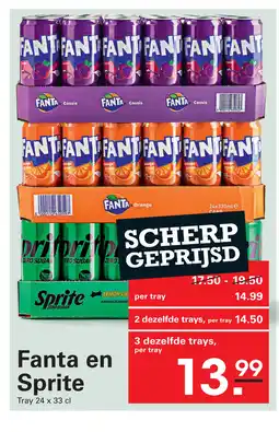 Sligro Fanta en Sprite aanbieding