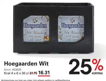Sligro Hoegaarden Wit aanbieding