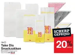 Sligro Take Dis Snackzakken aanbieding
