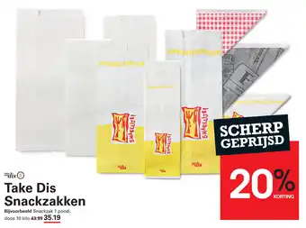 Sligro Take Dis Snackzakken aanbieding
