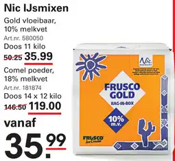 Sligro Nic IJsmixen aanbieding
