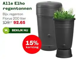 Welkoop Alle Elho regentonnen aanbieding
