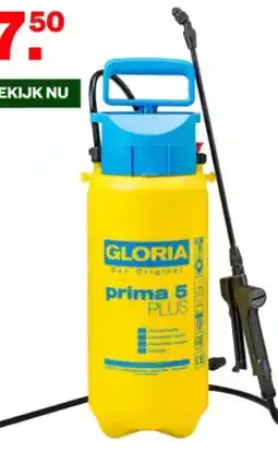 Welkoop Gloria drukspuit Prima 5 Plus aanbieding