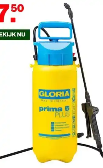 Welkoop Gloria drukspuit Prima 5 Plus aanbieding