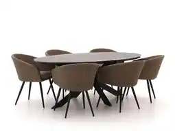 Kees Smit Manifesto Veruno/Fidenza ovaal 220cm dining tuinset 7-delig aanbieding