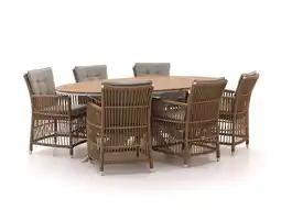 Kees Smit Manifesto Ortello/Fidenza ovaal 220cm dining tuinset 7-delig aanbieding