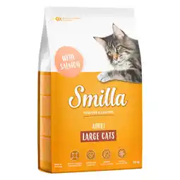 Zooplus 10 kg Smilla Kattenvoer - Adult XXL-brokken met Zalm Kattenvoer aanbieding