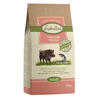 Zooplus Lukullus droogvoer - Adult Zalm & Wildzwijn (10 kg) aanbieding