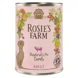 Zooplus Rosie's Farm Adult 6 x 400 g - Lam aanbieding