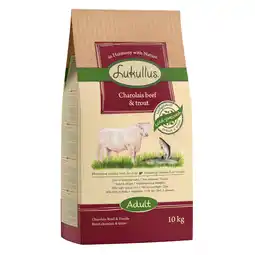 Zooplus Lukullus droogvoer - Adult Rund & Forel (10 kg) aanbieding