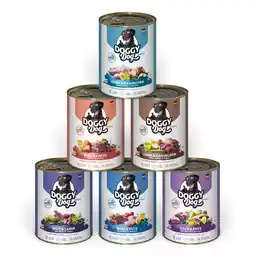 Zooplus 24x800g Doggy Dog Adult Mix (6 soorten) nat hondenvoer aanbieding