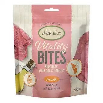 Zooplus Lukullus Ondersteunt de mobiliteit: Kalf (graanvrij) Hondensnacks - 200 g aanbieding