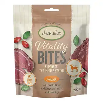 Zooplus Lukullus Ondersteunt het Immuunsysteem: Wild zwijn (graanvrij) Hondensnacks - 200 g aanbieding