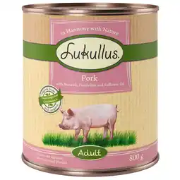 Zooplus Lukullus Naturkost Adult en Senior - Adult Varken (graanvrij) aanbieding