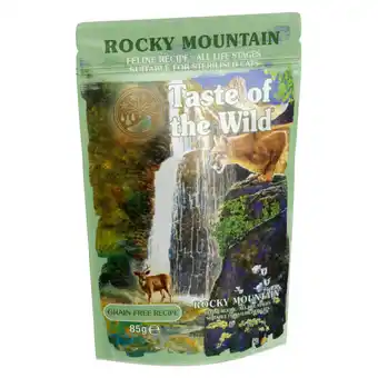 Zooplus Dubbelpak: 24x85g Taste of the Wild Rocky Mountain met kip natvoer voor katten aanbieding