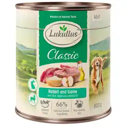 Zooplus Lukullus Naturkost Adult en Senior - Adult Konijn & Wild aanbieding