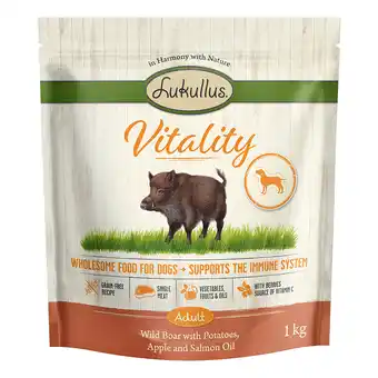 Zooplus Lukullus - Vitality Ondersteuning van het immuunsysteem: Wildzwijn (graanvrij) (1 kg) aanbieding