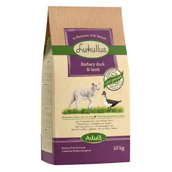 Zooplus Lukullus droogvoer - Adult Barbarie-eend & Lam (10 kg) aanbieding