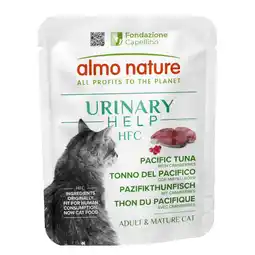 Zooplus Voordeelverpakking: 24x50g Almo Nature HFC Urinary Help Pacific tonijn met veenbessen nat kattenvoer aanbieding