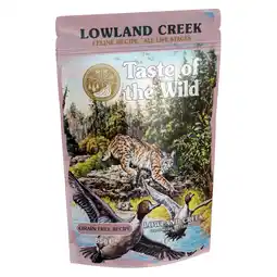 Zooplus Dubbelpak: 24x 85g Taste of the Wild Lowland Creek met kalkoen natvoer voor katten aanbieding