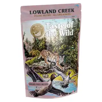 Zooplus Dubbelpak: 24x 85g Taste of the Wild Lowland Creek met kalkoen natvoer voor katten aanbieding