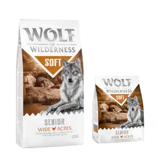 Zooplus 14kg Senior Wide Acres met Kip Wolf of Wilderness Hondenvoer aanbieding