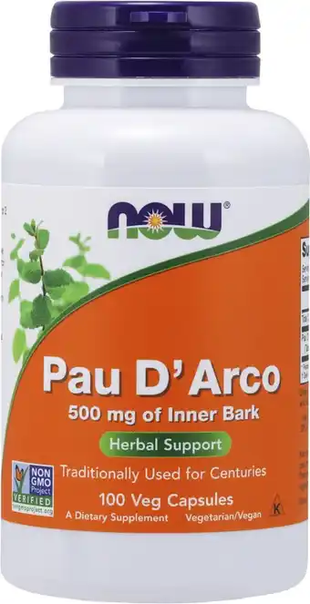 Bol.com Pau D´arco 500mg (100 Caps) Unflavored aanbieding