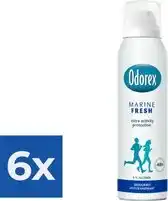 Bol.com Odorex Deospray - Marine Fris 150 ml - Voordeelverpakking 6 stuks aanbieding