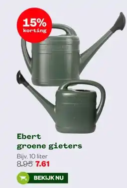 Welkoop Ebert groene gieters aanbieding