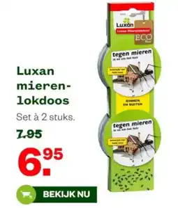 Welkoop Luxan mieren- lokdoos aanbieding
