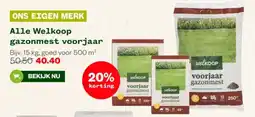 Welkoop Alle Welkoop gazonmest voorjaar aanbieding