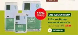 Welkoop Alle Welkoop koemestkorrels aanbieding