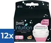 Bol.com Wilkinson Woman Scheermesjes Intuition Ultra Moisture 3 stuks - Voordeelverpakking 12 stuks aanbieding