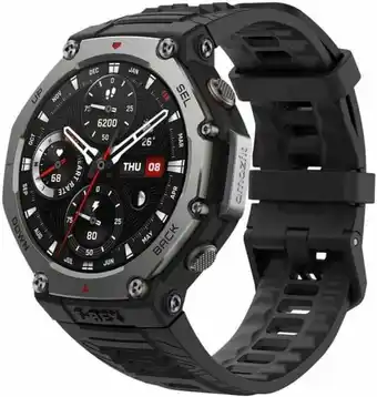 Amazon Amazfit T-Rex 3, Onyx Zwart, Eén maat aanbieding