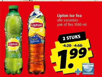 Boni Lipton Ice Tea 150ml aanbieding