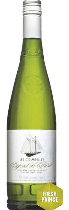 Gall & Gall Picpoul de Pinet Les Courtelles 75CL Wijn aanbieding