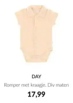 Babypark Day Romper met kraagje aanbieding