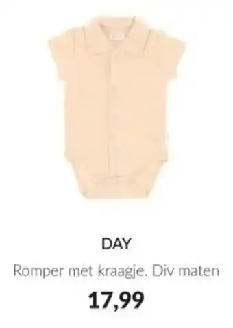 Babypark Day Romper met kraagje aanbieding