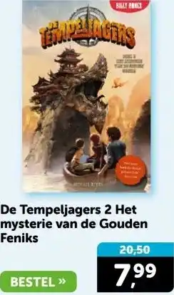 Boekenvoordeel De Tempeljagers 2 Het mysterie van de Gouden Feniks aanbieding