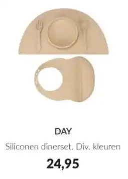 Babypark Day Siliconen dinerset aanbieding