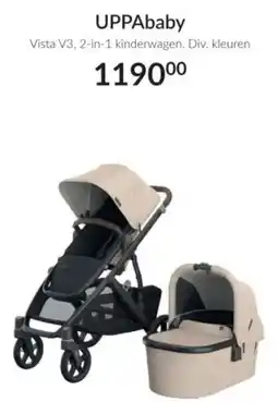 Babypark UPPAbaby Vista V3, 2 in 1 kinderwagen aanbieding