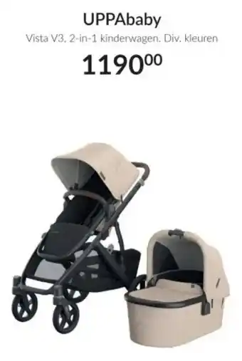 Babypark UPPAbaby Vista V3, 2 in 1 kinderwagen aanbieding