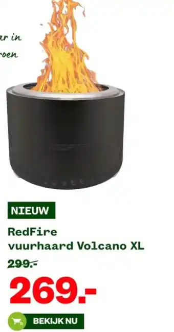 Welkoop RedFire vuurhaard  Volcano XL aanbieding
