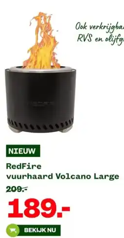 Welkoop RedFire vuurhaard Volcano Large aanbieding